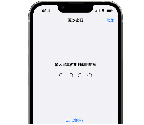 青海iPhone屏幕维修分享iPhone屏幕使用时间密码忘记了怎么办 